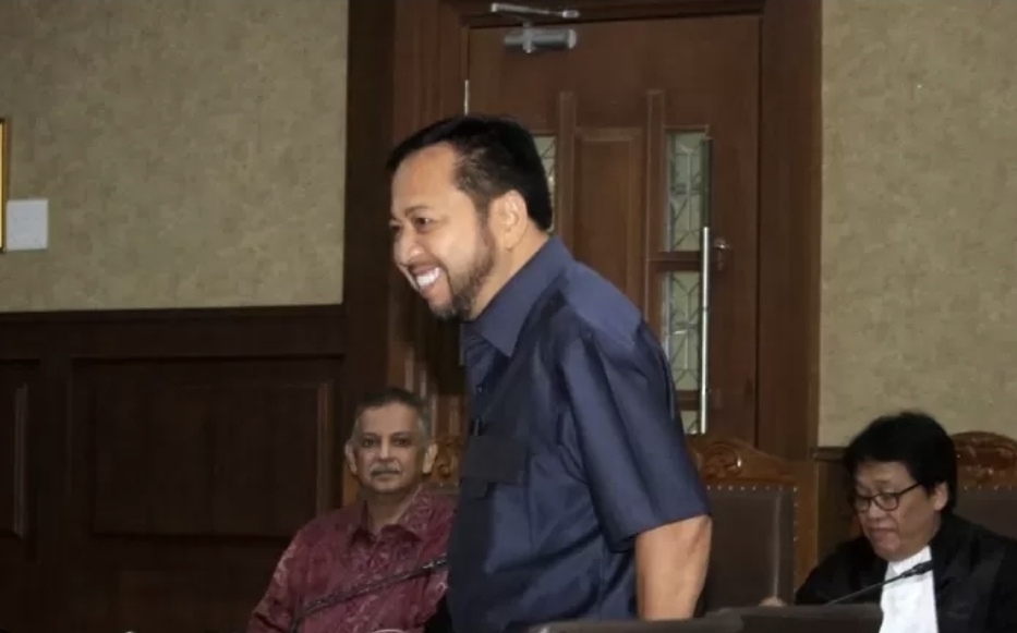 Mantan Ketua DPR RI Setya Novanto, kini hanya dijatuhi hukuman 12 tahun 6 bulan penjara, usai permohonan peninjauan kembali (PK) yang diajukannya dikabulkan oleh MA. (istimewa)