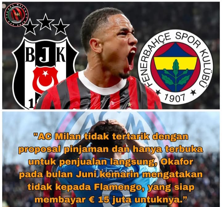 Noah Okafor, pemain AC Milan yang hendak dijual.