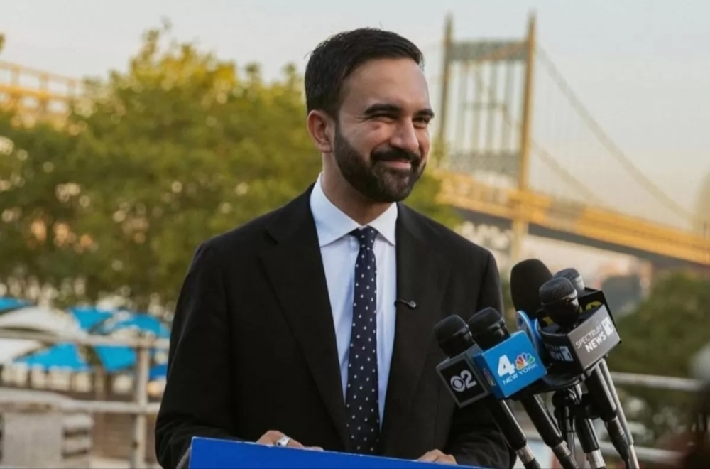 Zohran Mamdani berkampanye sebagai calon wali kota kota New York. (@karamccurdy/Instagram)