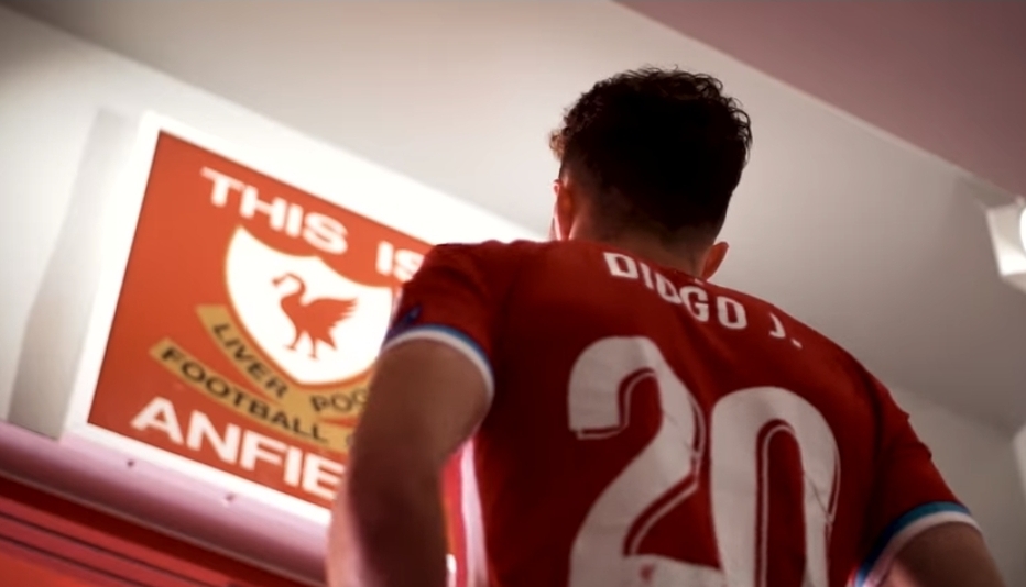 Sebagai bentuk penghormatan, Liverpool resmi mengabadikan nomor punggung 20 milik Jota. (Foto: instagram)