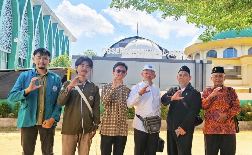 Kepala Pusat Astronomi Assalaam (CASA), Ustadz Sugeng Riadi, melakukan kunjungan kerja ke Observatorium Al-Afaq UIN Mataram.