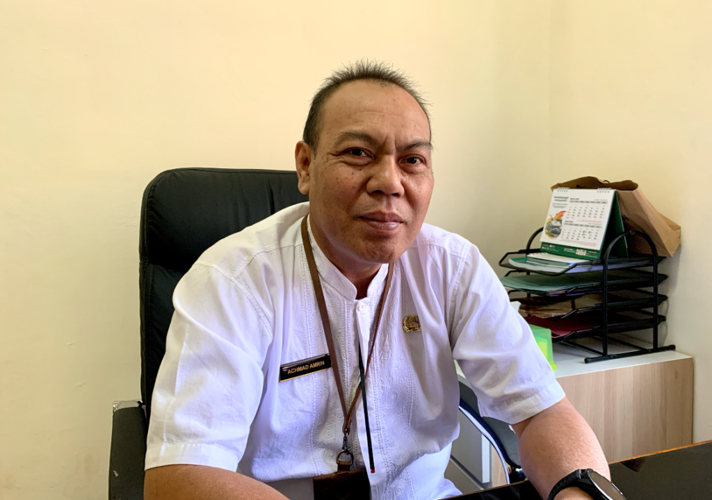Kepala Bidang Pelayanan Penagihan dan Penyuluhan Badan Keuangan Daerah (BKD) Kota Mataram Achmad Amrin Ingatkan Sanksi Telat Bayar PBB.
