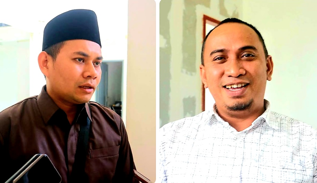Anggota DPRD Lobar Dapil Gunungsari-Batulayar Muhammad Munip (kiri) dan Faidullah mendesak hadirnya rumah sakit tipe D di wilayah utara Lombok Barat.