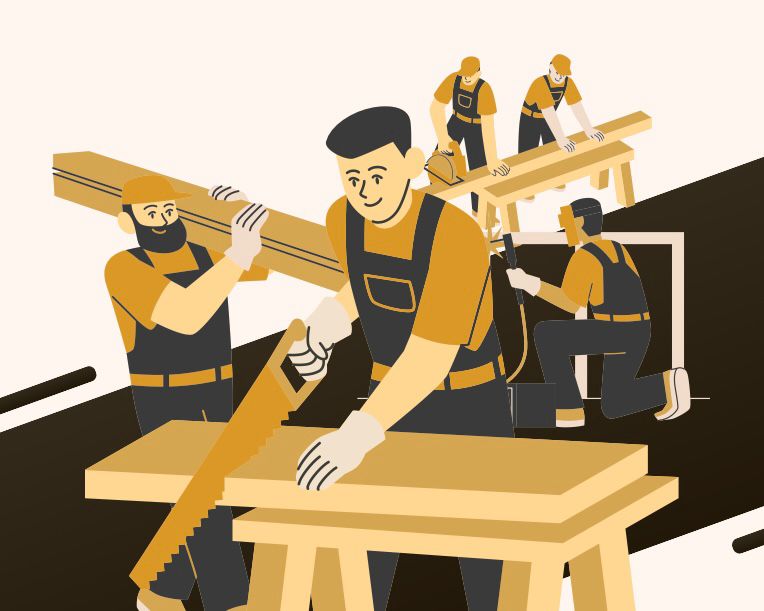 Ilustrasi pekerja