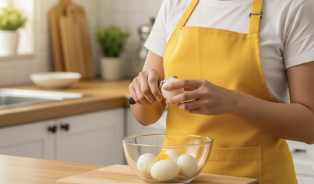 Dengan cara merebus telur agar mudah dikupas ini, Anda akan selalu mendapatkan telur rebus mudah dikupas dan cantik. (ilustrasi)