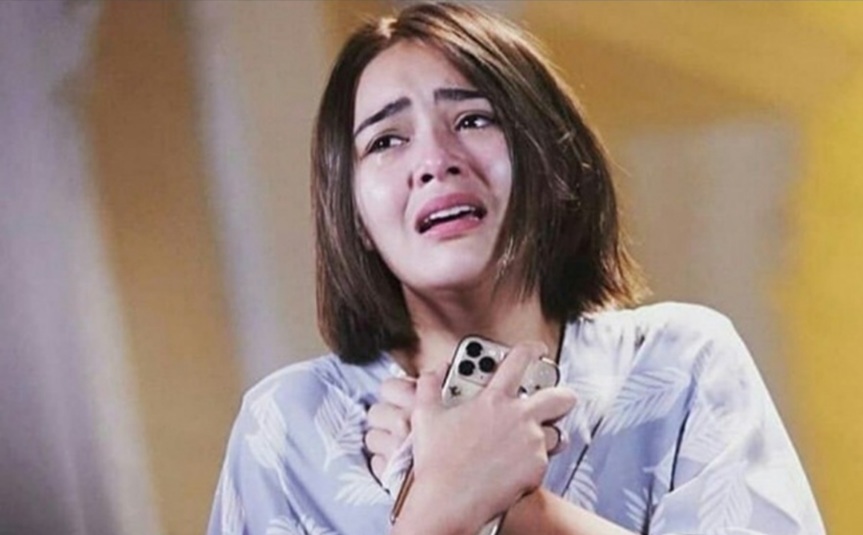 Potret artis cantik, Amanda Manopo saat berada di lokasi syuting.