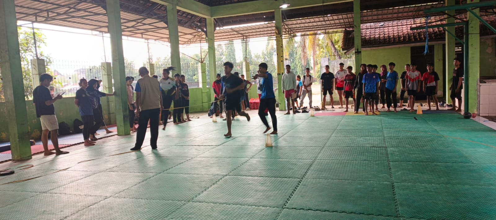 Atlet-atlet pelajar NTB mengikuti seleksi SPOBNAS yang digelar Dispora NTB.