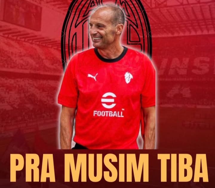 Pelatih AC Milan Massimiliano Allegri