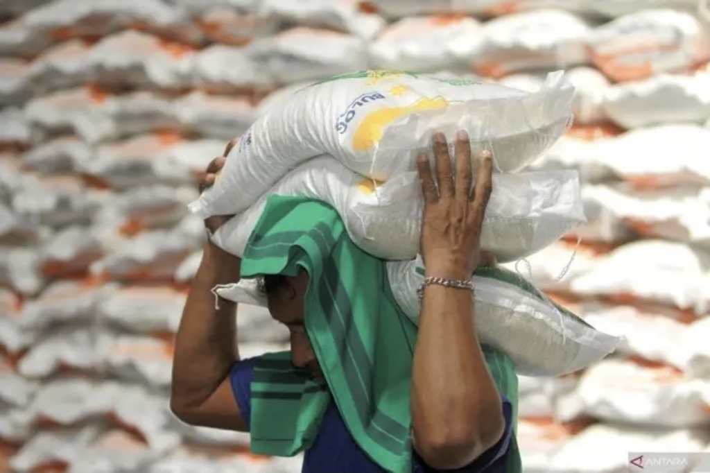 Pengiriman 10.000 ton beras ke Palestina ini berasal dari Cadangan Beras Pemerintah (CBP) dan akan didanai oleh Indonesian Aid. (Foto: Antara)