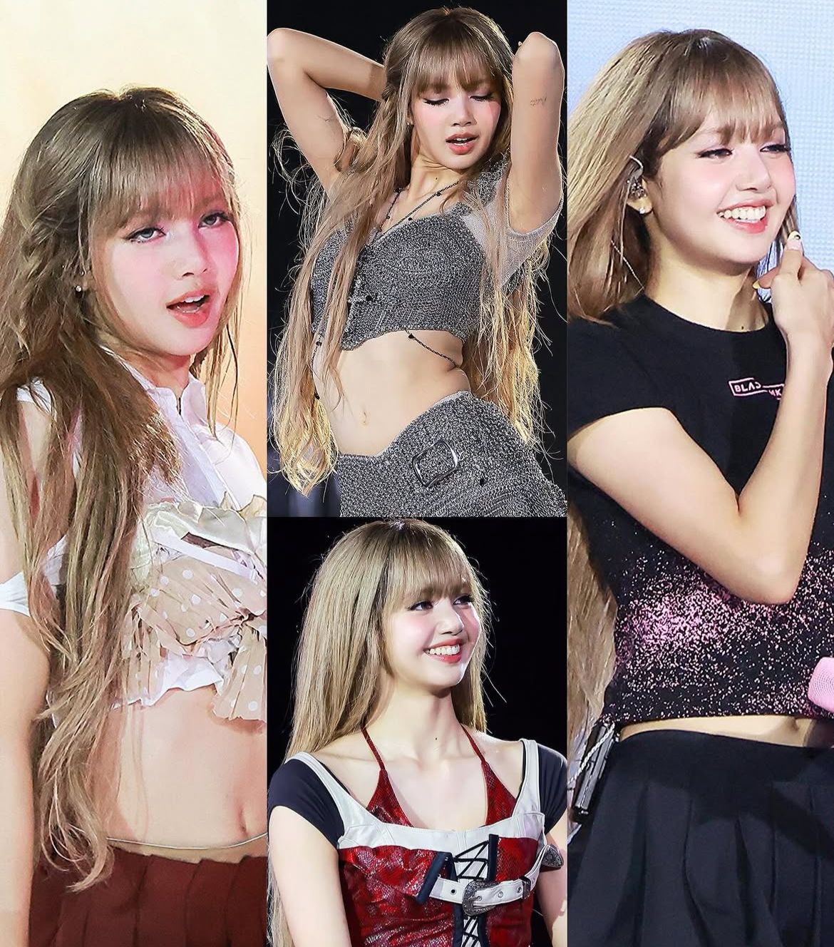 Penampilan Lisa BLACKPINK di konser Deadline Seoul.