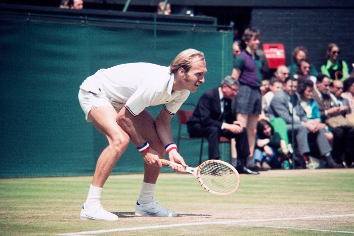 Stan Smith di kejuaraan tahun 1974