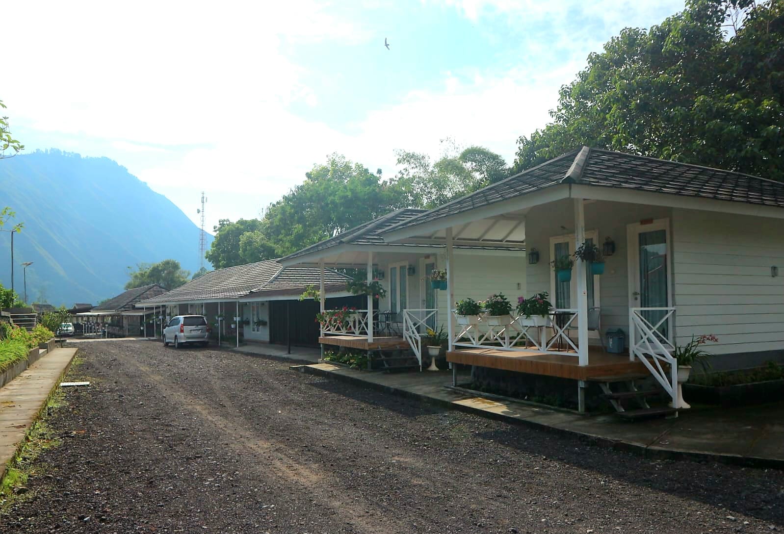 Inilah kamar Vila Ara yang ada di kaki Rinjani Sembalun, Lombok Timur.