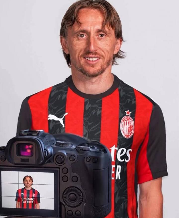 Luka Modric, sang pemain baru AC Milan.