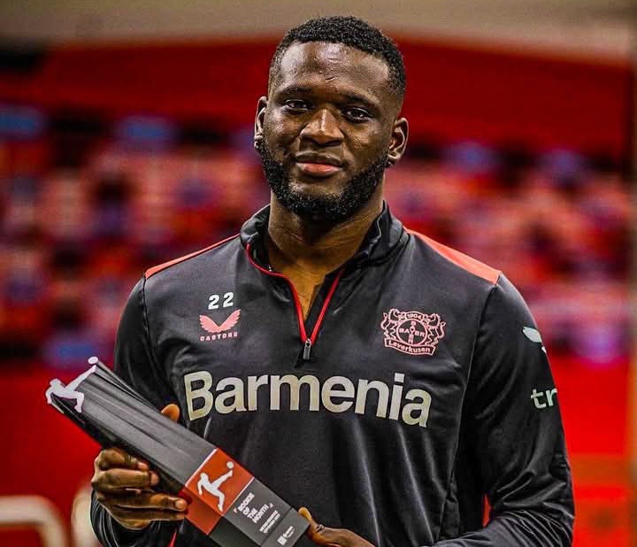 AC Milan telah menghubungi agen dari Victor Boniface striker Bayer Leverkusen.