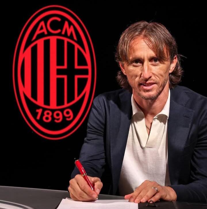 Luka Modric, pemain AC Milan yang didapat secara gratis namun memberi penampilan baik.