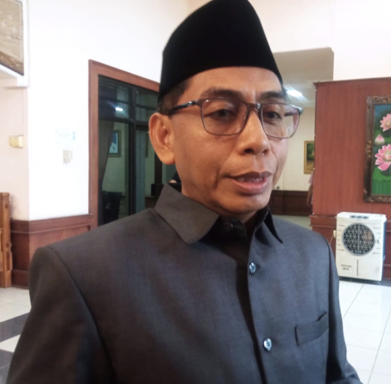 SOROT BUMD: Ketua Komisi III DPRD NTB Sambirang Ahmadi mengapresiasi kinerja Bank NTB Syariah karena setoran dividen meningkat.