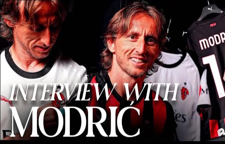 Luka Modric, pemain AC Milan.