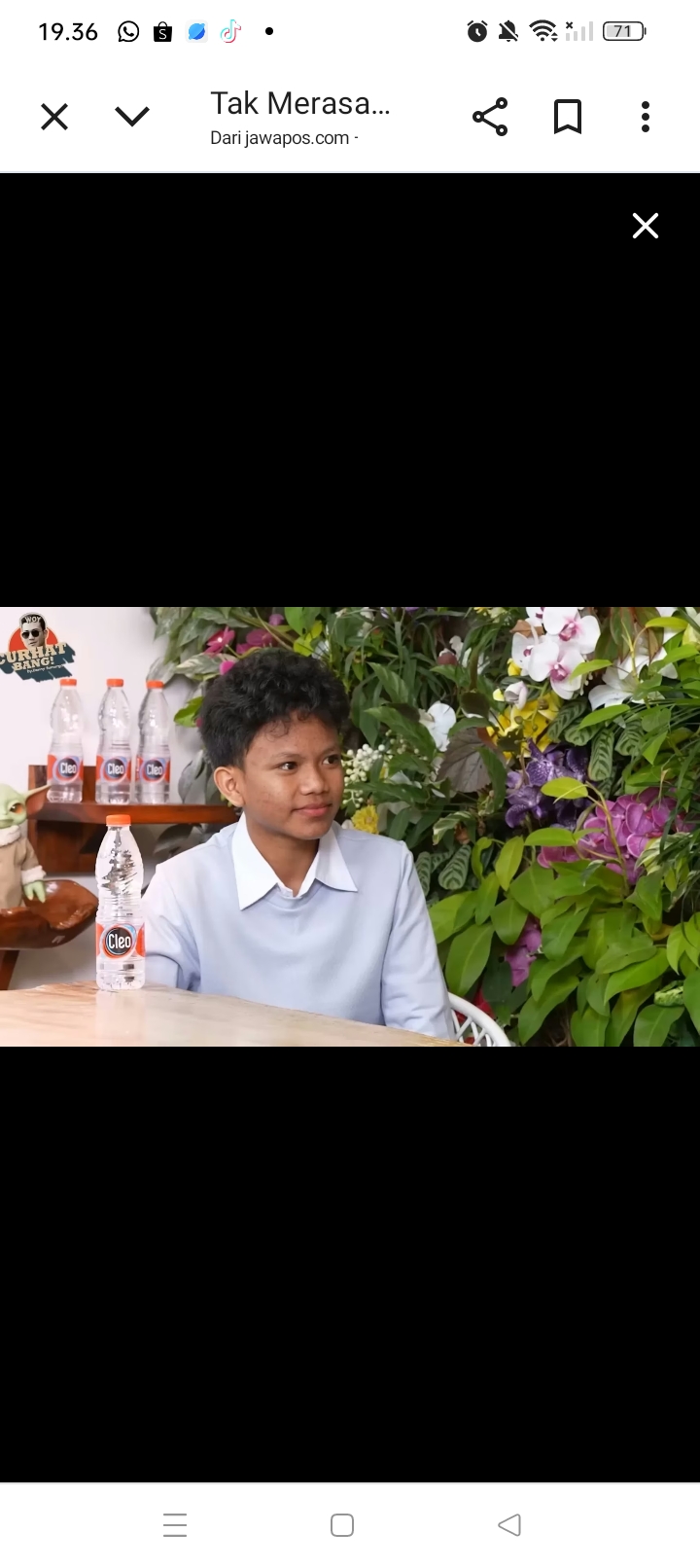 Farel Prayoga blak-blakan bicara kehidupan pribadinya di kanal YouTube CURHAT BANG Denny Sumargo, yang tayang pada Jumat (18/7/2025).