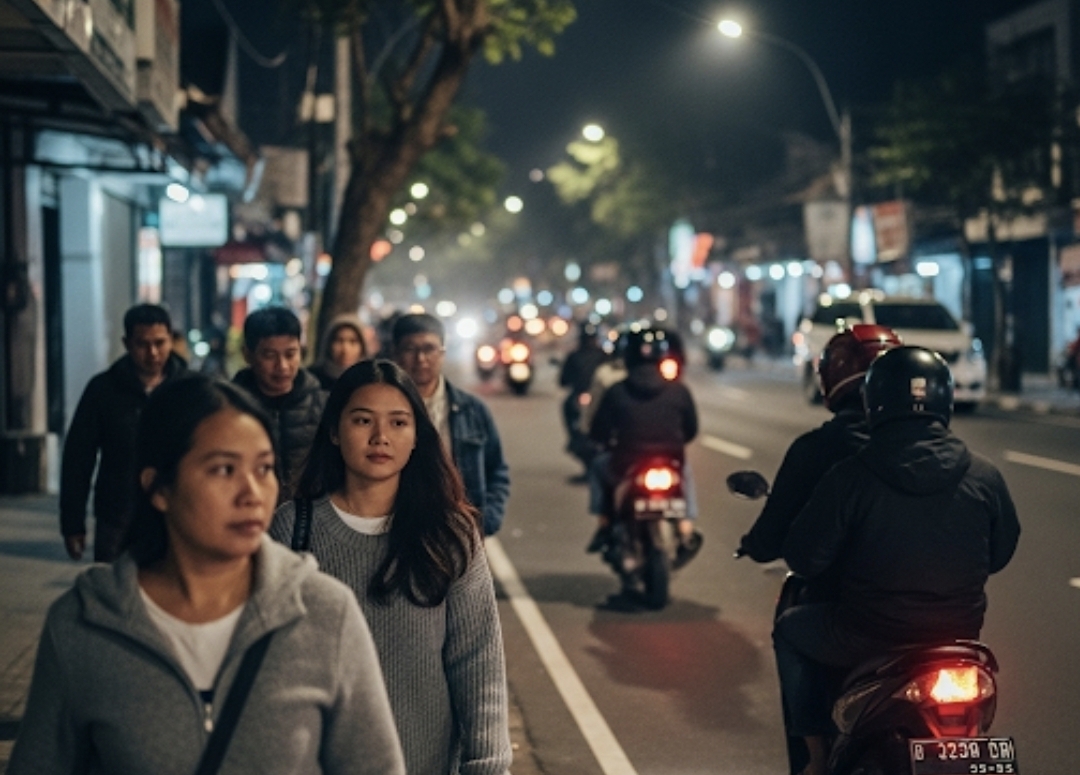 Suhu dingin di Indonesia pada Juli 2025 tidak disebabkan oleh aphelion, melainkan oleh kondisi atmosfer dan cuaca lokal. (ilustrasi suhu dingin di malam hari)