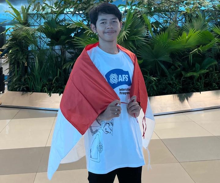 Siswa MAN 2 Mataram Yuri Hanif Ramadhana terbang ke India dalam Pertukaran Pelajar AFS Global STEM.