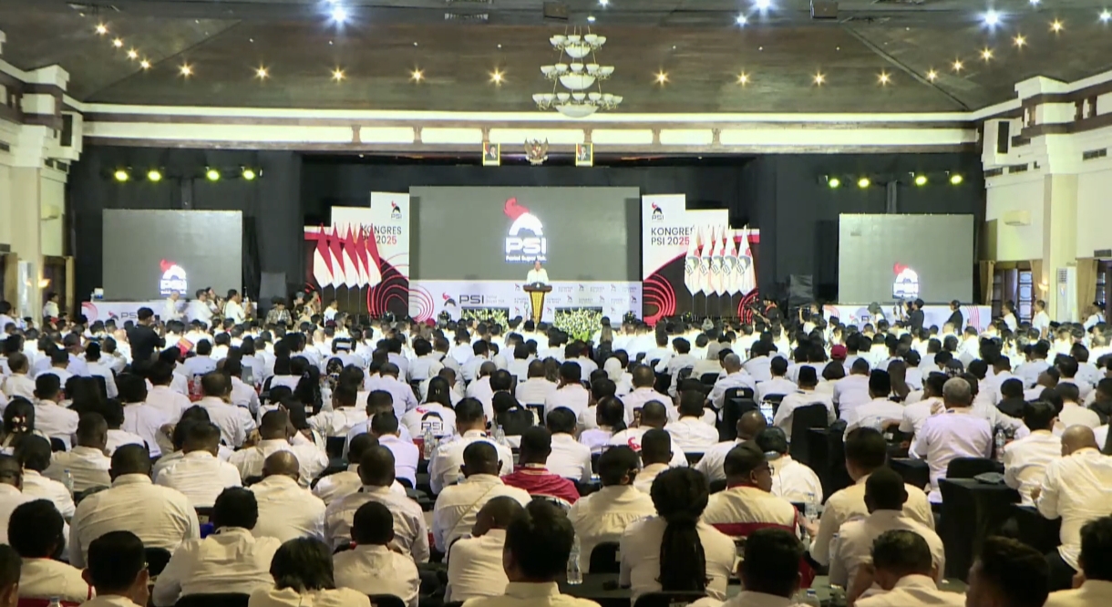 Kongres PSI 2025 yang dihadiri Presiden RI ke 7 Jokowi