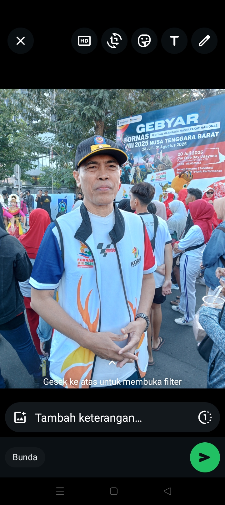 Kadis Kominfotik NTB H Yusron Hadi MSi mengajak masyarakat untuk bersama-sama menyukseskan FORNAS.