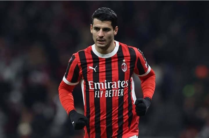 Alvaro Morata, striker AC Milan yang sedang dipinjamkan ke Galatasaray, dan kini segera dijual ke Como.