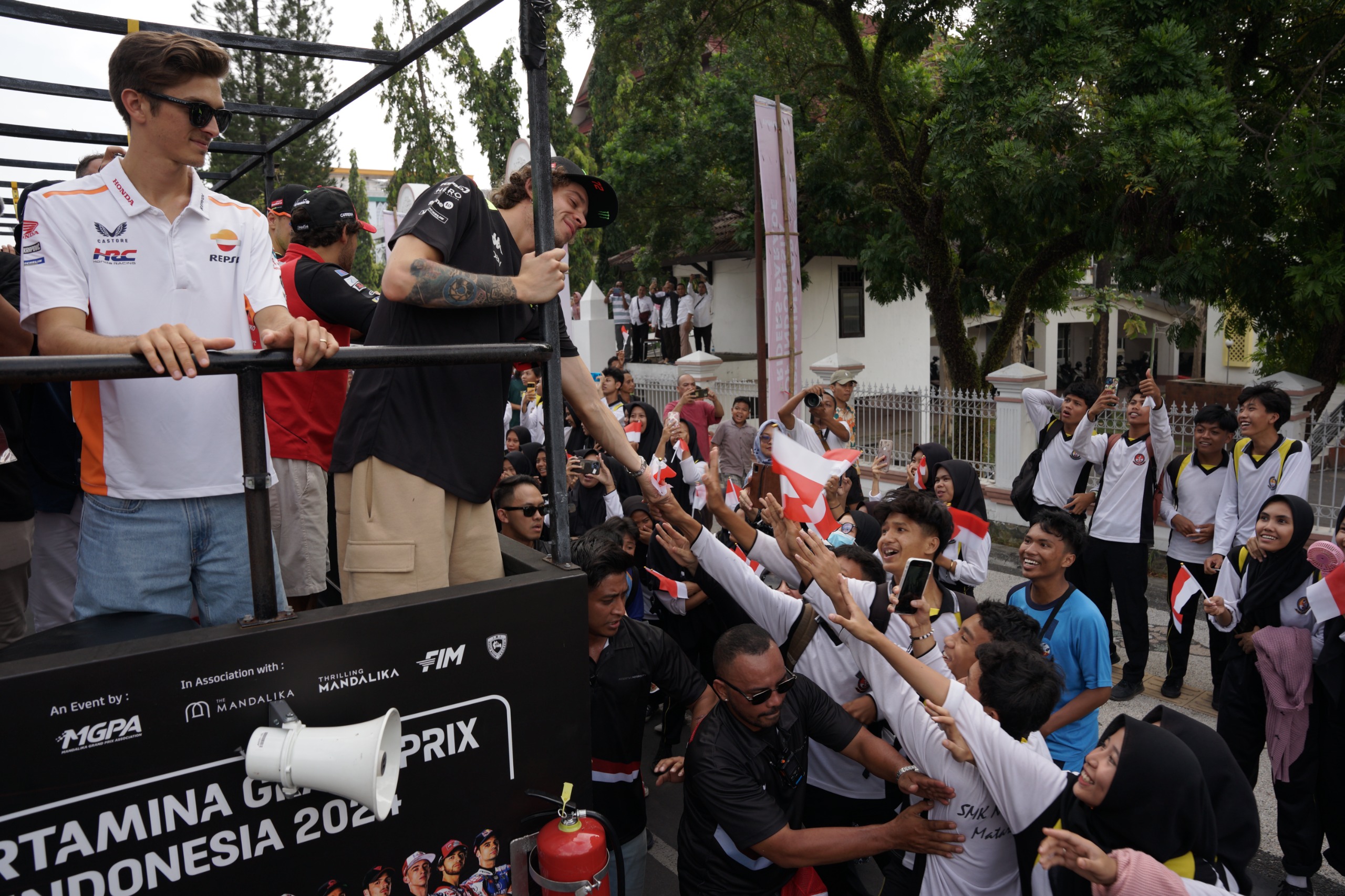 JANGAN LEWATKAN: Parade riders MotoGP Mandalika 2025 akan kembali digelar di Kota Mataram