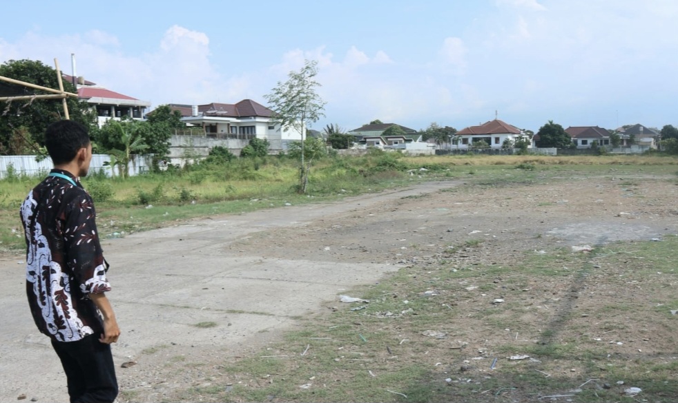 ASET DAERAH: Lahan seluas 31.963 meter persegi (m2) di Jalan Ismail Marzuki, Kelurahan Cilinaya, Cakranegara, Mataram, tercatat sebagai aset Pemprov NTB.