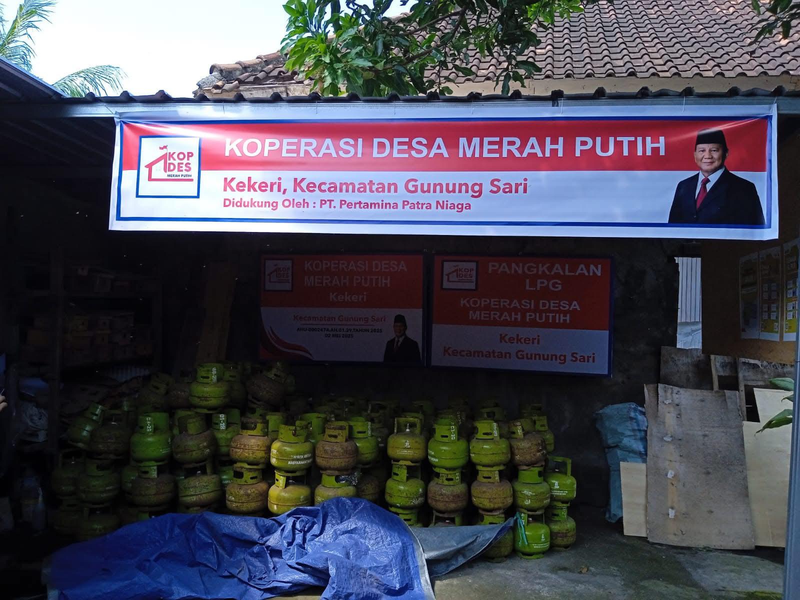Kopdes Merah Putih di Desa Kekeri, Kecamatan Gunungsari, Lombok Barat.