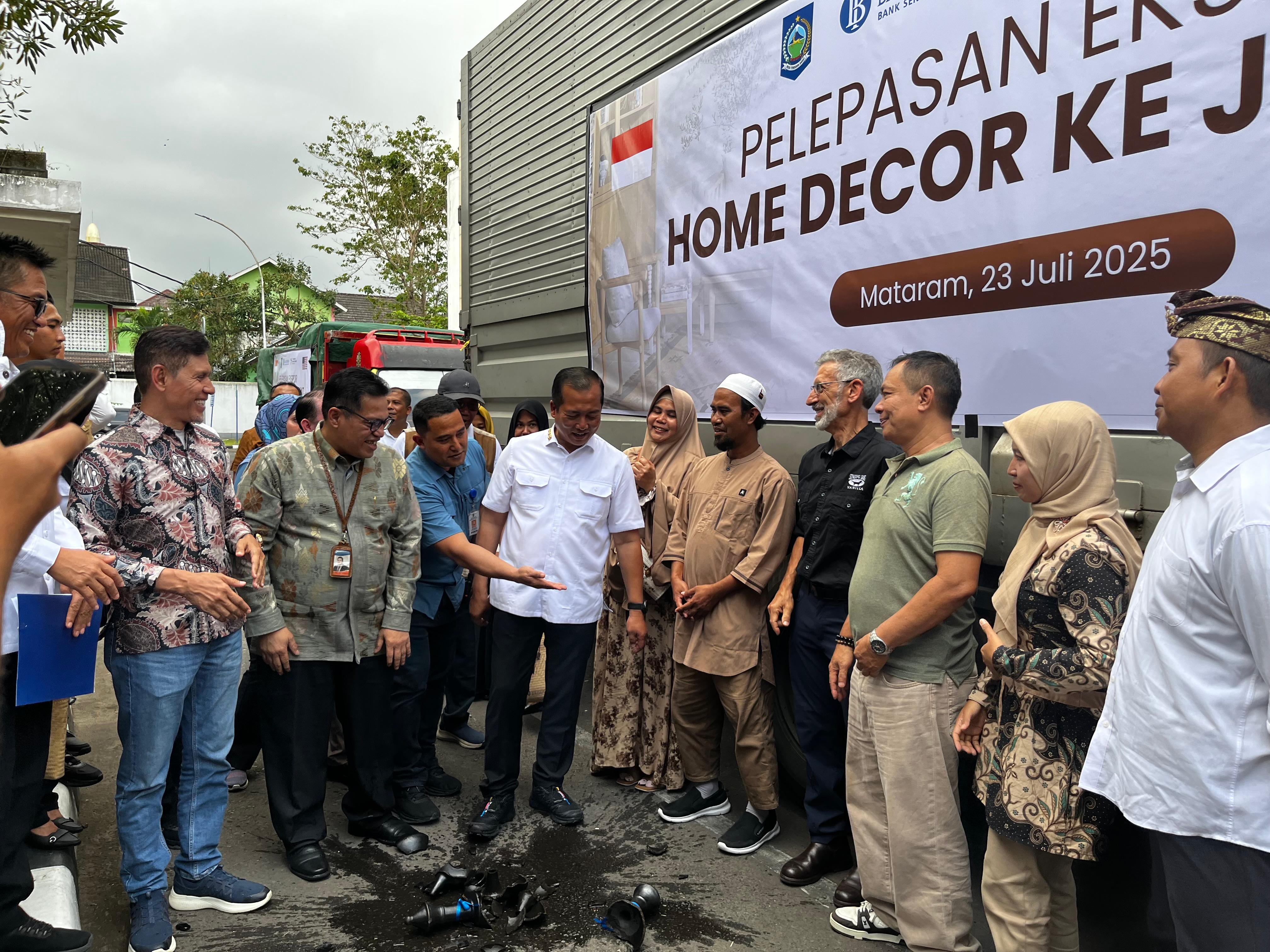 Bank Indonesia NTB lepas ekspor komoditas unggulan ke empat negara