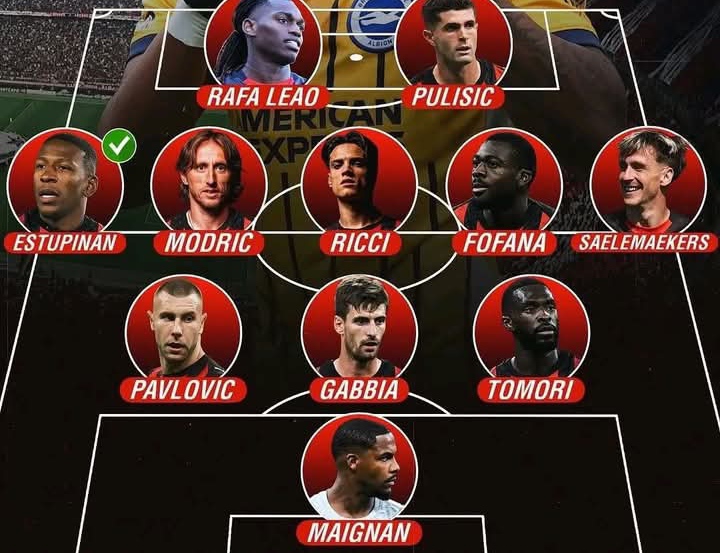 Gambaran pilihan formasi AC Milan yang sudah tak sabar lagi hendak disaksikan para Milanisti di San Siro.