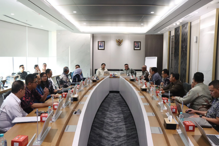 Pembahasan kerja sama antara Kementerian PKP dengan BPJS Ketenagakerjaan, Kamis (24/7).