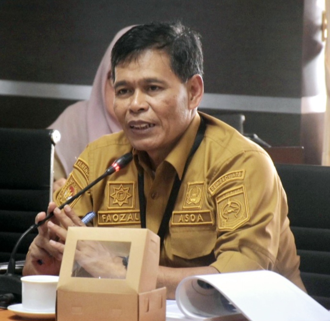 KERJA MAKSIMAL: Penjabat (Pj) Sekda NTB Lalu Mohammad Faozal optimistis RPJMD NTB 2025-2029 bisa disahkan 20 Agustus.