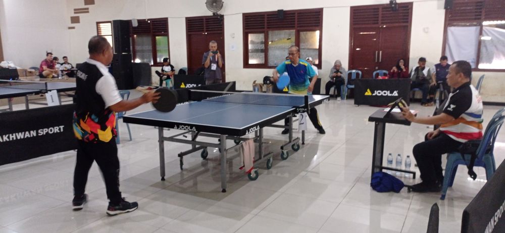 Federasi Pingpong Masyarakat Seluruh Indonesia menjadi salah satu Inorga yang dilombakan pada FORNAS VIII NTB 2025.