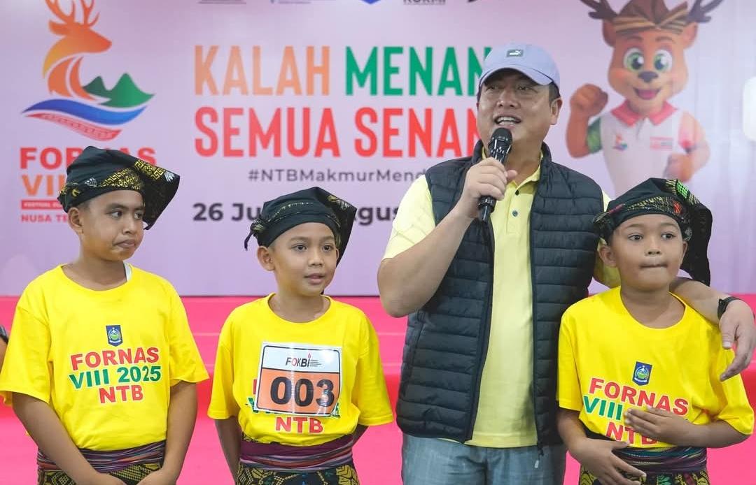 Gubernur NTB, Dr. Lalu Muhamad Iqbal berharap peserta FORNAS bisa meluangkan waktu menikmati wisata Lombok-Sumbawa usai berlaga.
