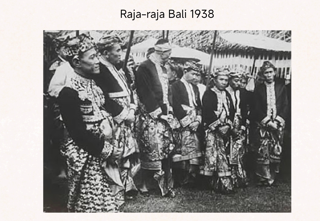 Raja-Raja Bali tahun 1938