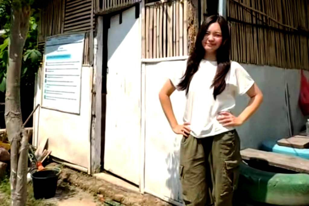 Konten Kreator Erika Richardo Bangun TK MACA Pasir Putih yang Terdampak Gempa di Lombok Utara.