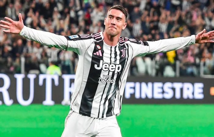 Allegri makin serius boyong Dusan Vlahovic ke AC Milan dari Juventus