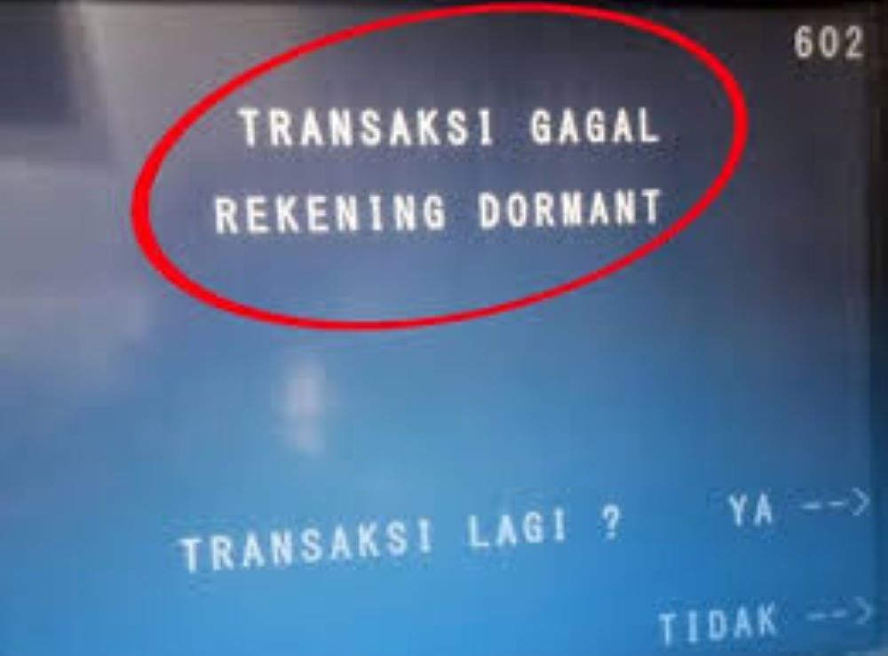 ILUSTRASI REKENING DORMANT DIBLOKIR PPATK
