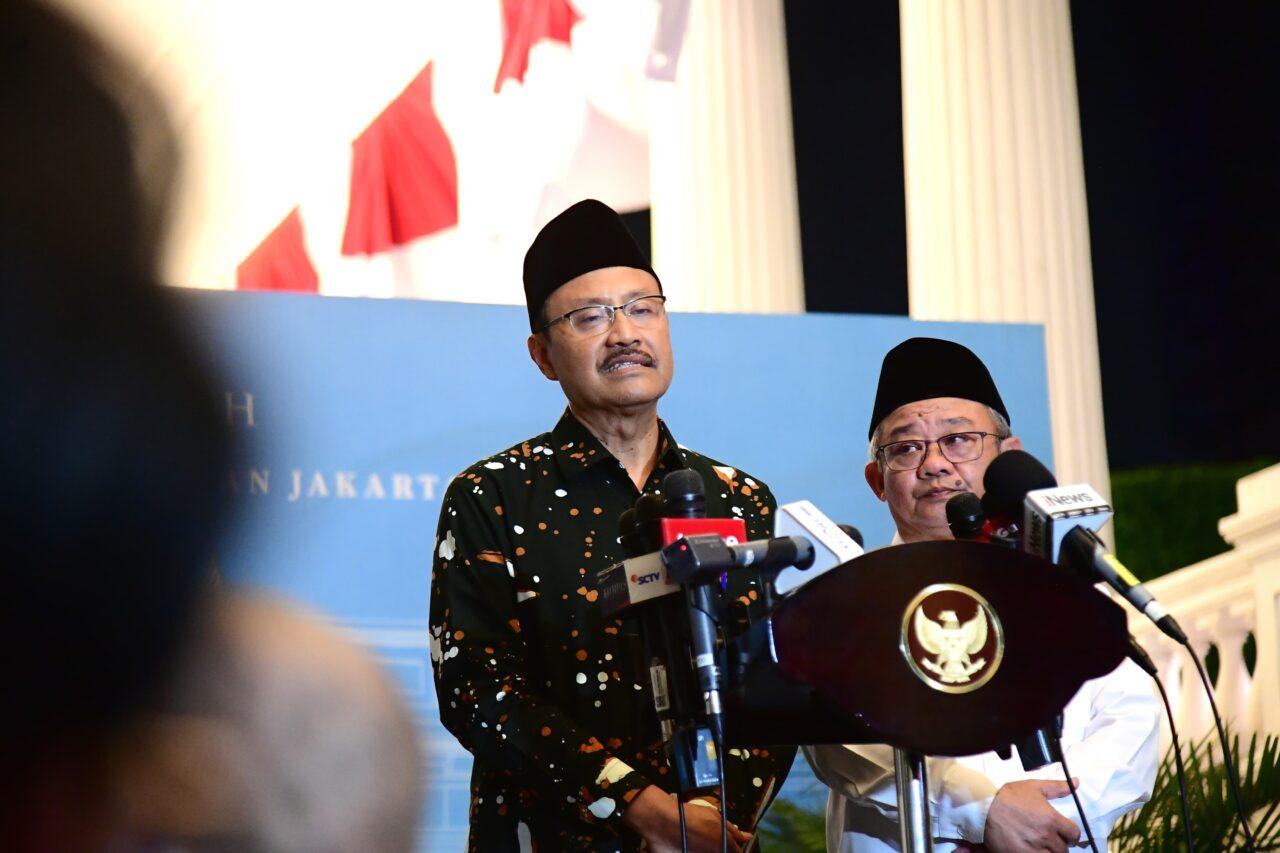 Menteri Sosial (Mensos) Saifullah Yusuf usai menghadiri rapat terbatas yang dipimpin oleh Presiden Prabowo Subianto pekan ini