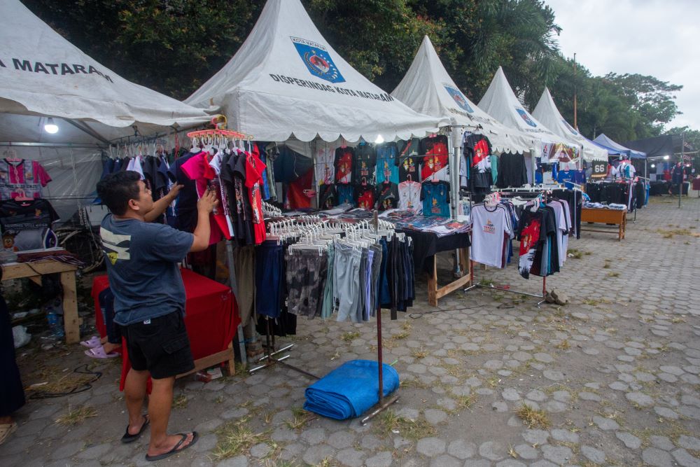 FORNAS VIII NTB 2025 menjadi berkah pada pelaku UMKM di Mataram.