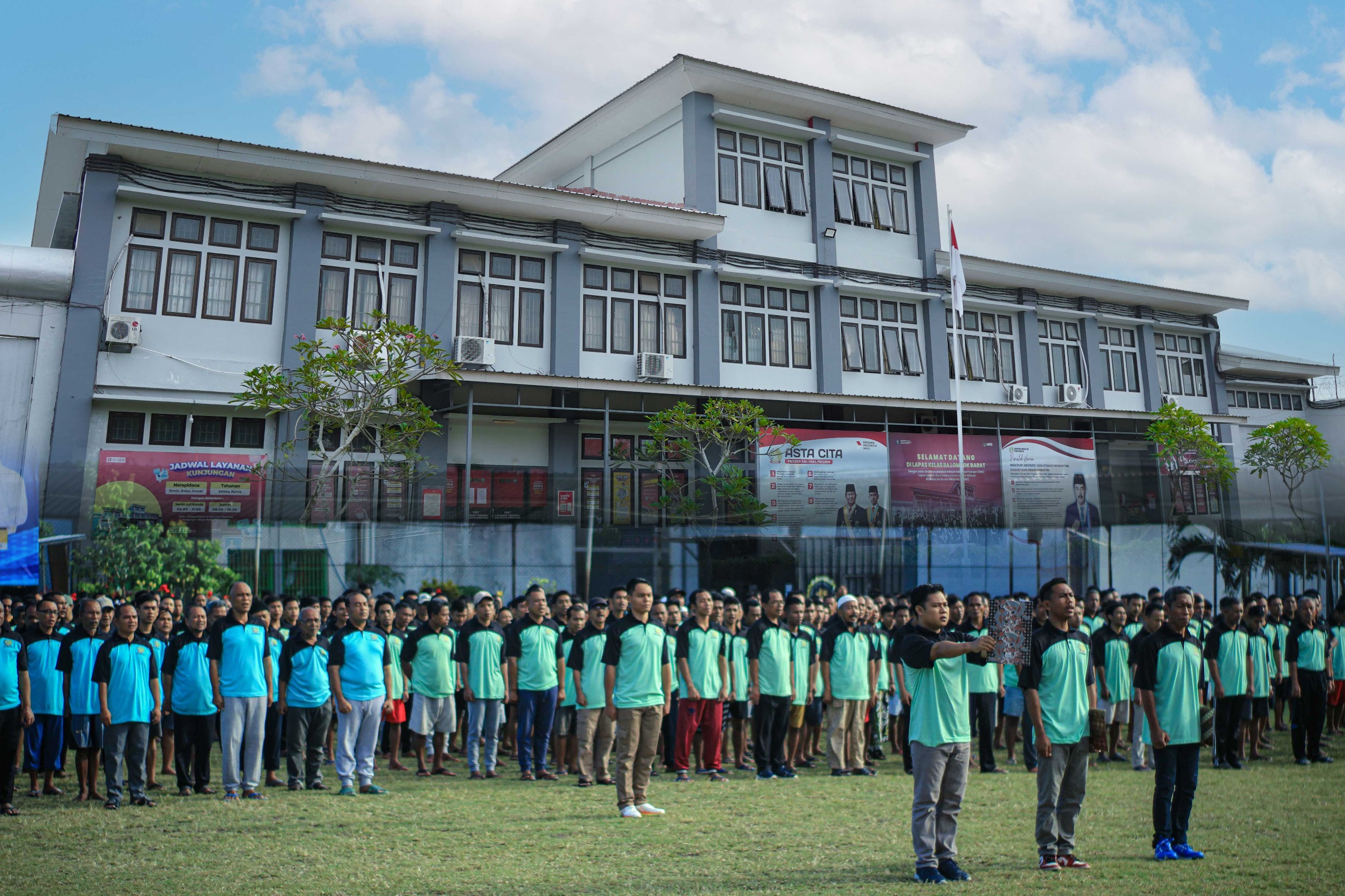 DIUSULKAN DAPAT REMISI: Ribuan narapidana yang ada di Lapas Kelas IIA Lobar diusulkan dapat remisi umum dan remisi dasawarsa.