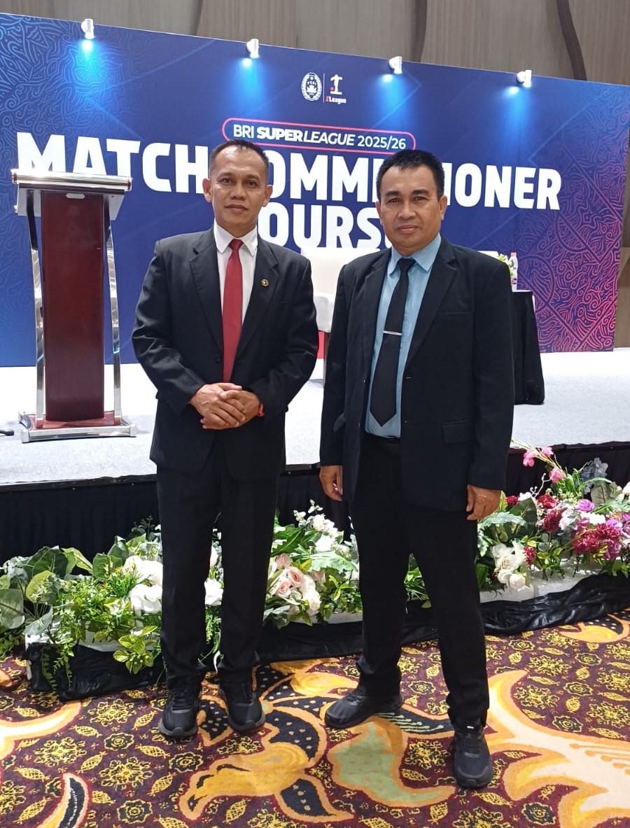 Dua Matchcom asal NTB Agus Sukmayadi dan Juanda Rangkuti mengikuti Commissioner Course Super League di Jakarta