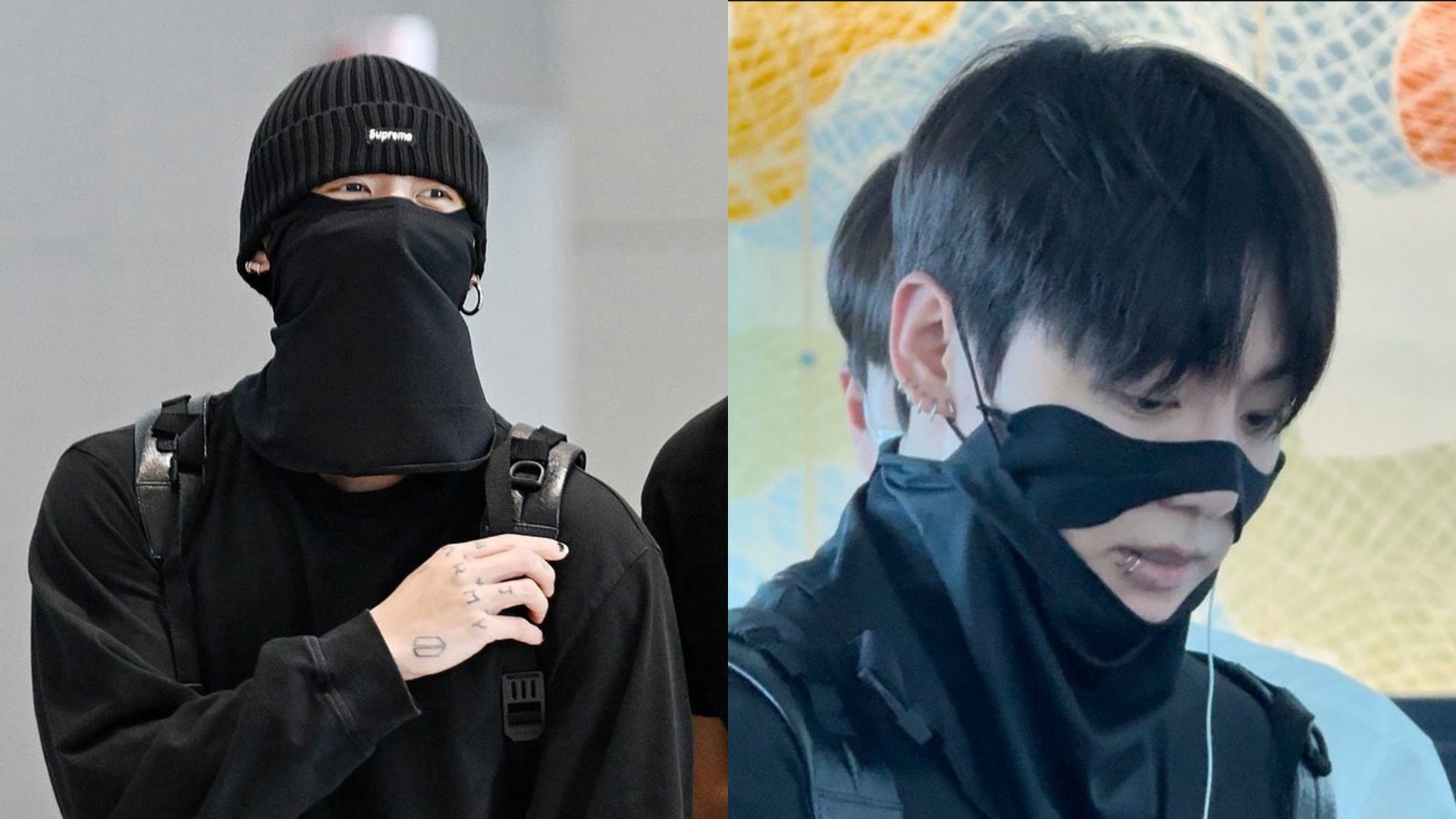 Jungkook bts ciptakan tren baru gunakan masker unik saat di bandara
