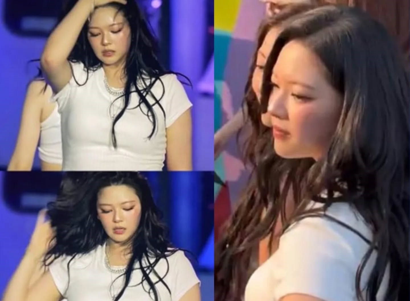 Jeongyeon TWICE saat tampil di Lollapalooza Chicago