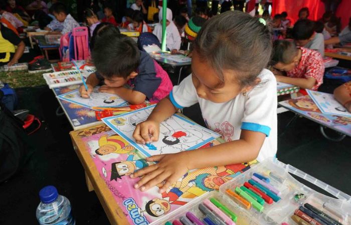 Kumpulan contoh gambar tema kemerdekaan untuk lomba mewarnai HUT RI ke 80