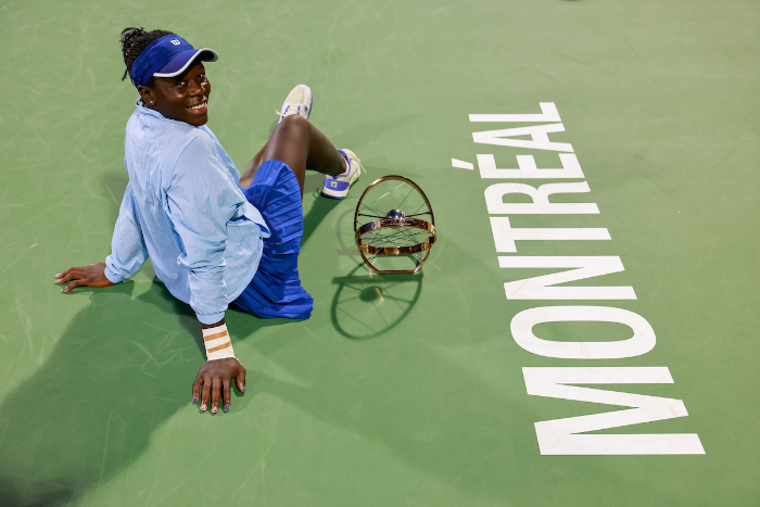 Victoria Mboko mengalahkan Naomi Osaka di final Montreal National Bank Open, raih gelar WTA 1000 pertama dan capai peringkat 25 dunia.