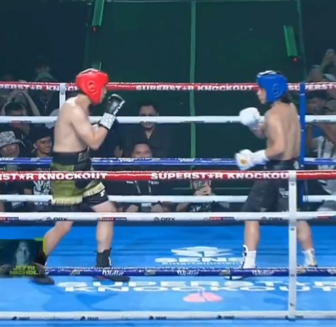 Hanya 38 detik! El Rumi bikin Jefri Nichol tak berdaya di Rematch Panas Superstar Knockout (internet)