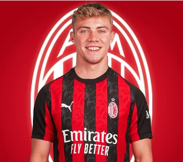 Rasmus Hojlund, pemain Manchester United yang diminati AC Milan.